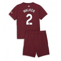 Manchester City Kyle Walker #2 Tretí Detský futbalový dres 2024-25 Krátky Rukáv (+ trenírky)